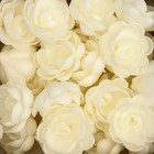 Вафельные розы большие, сложные, белые, 28 шт. - Фото 3