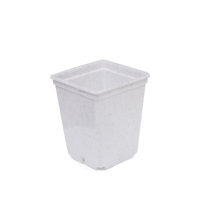 Горшок для рассады, 250 мл, d=7 см, h=8 см, пластик, белый