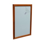 Доска магнитно-маркерная А3, 30х45 см, Calligrata, в деревянной рамке (морилка темная) - Фото 6