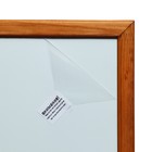 Доска магнитно-маркерная А3, 30х45 см, Calligrata, в деревянной рамке (морилка темная) - Фото 9