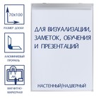 Флипчарт магнитно-маркерный 70х100 см, Calligrata, настенный/надверный - фото 2072619