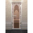 Дверь стеклянная «Хамам Восточная арка», размер коробки 190 × 70 см, правая, бронза - фото 295027174