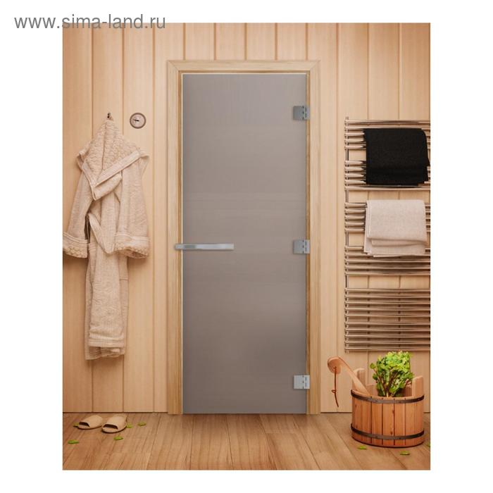 Дверь стеклянная «Эталон», размер коробки 200 × 80 см, правая, цвет сатин - Фото 1