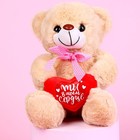 Мягкая игрушка «Ты в моём сердце», медведь, цвета МИКС - Фото 3