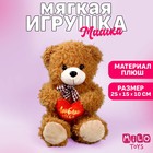 Мягкая игрушка «Люблю тебя», медведь, 25 см, МИКС 5180227 - фото 22130088