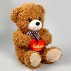 Мягкая игрушка «Люблю тебя», медведь, цвета МИКС - фото 3855858