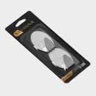 Крючки самоклеящиеся SAVANNA «Овал», 2 шт., металл, 5×3.3×2 см, хромированные - Фото 6