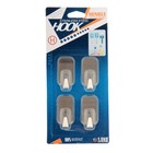 Крючок металлический на липучке «Минимализм», 4 шт - Фото 2