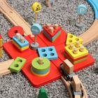 Набор железная дорога с развивающими элементами «Сказка», 60 × 40 × 8 см - Фото 4