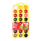 Акварель медовая «ЗХК. Цветик», 24 цвета, без кисти, жёлтый пластиковый футляр с петлёй, 27421678 - Фото 7