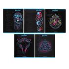 Тетрадь 48 листов в клетку "Гарри Поттер", обложка мелованный картон, глянцевая ламинация, блок офсет, МИКС - Фото 1