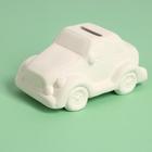 Роспись по гипсу, копилка многоразовая «Машинка», краски 6 цв по 2 мл, кисть 4979546