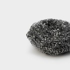 Губка для посуды Доляна, металлическая, спираль, 7×7×3.5 см - Фото 4