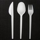 Набор пластиковых одноразовых столовых приборов 5 в 1: вилка, ложка, нож, салфетка, зубочистка, цвет белый - Фото 3