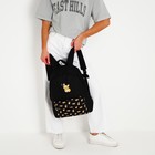 Рюкзак молодёжный «Корги», 33х13х37 см, отд на молнии, н/карман, чёрный - Фото 8