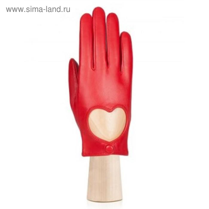 Перчатки женские ш/п LB-8440 цвет красный, размер 6.5