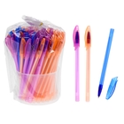 Ручка шариковая "Флора" с колпачком МИКС, стержень синий - Фото 1