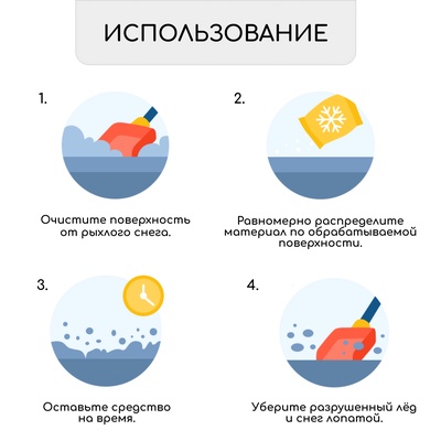 Реагент противогололёдный, мраморная крошка, галит, хлористый кальций, 5 кг, работает при – 30 °C, в мешке, Greengo