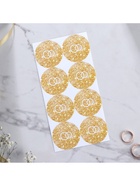 Приглашение на свадьбу в крафтовом конверте «Золотые блестки», 10 х 15 см. - Фото 8