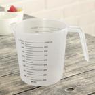 Стакан мерный, 1 л, пластик, прозрачный - Фото 1