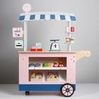 Игровой деревянный набор «Продуктовая лавка. Мечта», на колёсах, 74×30×102 см - Фото 1