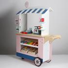 Игровой деревянный набор «Продуктовая лавка. Мечта», на колёсах, 74×30×102 см - Фото 3