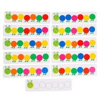 Развивающий набор «Веселые бомбошки» собери гусеницу - фото 21155556