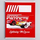 Тетрадь в клетку 12 листов, 5 видов МИКС, обложка мелованный картон, «Тачки» - Фото 6