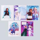 Тетрадь в клетку 12 листов, 5 видов МИКС, обложка мелованная бумага, «Холодное сердце» - Фото 3