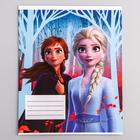 Тетрадь в клетку 12 листов, 5 видов МИКС, обложка мелованная бумага, «Холодное сердце» - Фото 7