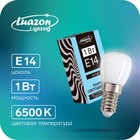 Лампа светодиодная Luazon Lighting, E14, 1Вт, 220В, 6500К, для холодильников и швейных машин - Фото 1
