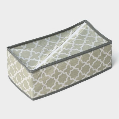 Органайзер для хранения белья «Гранж», 8 ячеек, 28×15×13 см, серый