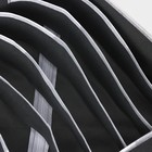 Органайзеры для хранения белья Доляна «Гранж», 4 шт., 33×32×10 см, 31×15.5×10 см, 29×14×10 см, серые - Фото 6