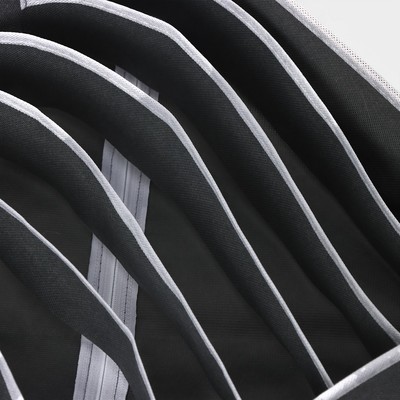 Органайзеры для хранения белья Доляна «Гранж», 4 шт., 33×32×10 см, 31×15.5×10 см, 29×14×10 см, серые