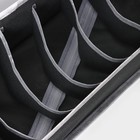 Органайзеры для хранения белья Доляна «Гранж», 4 шт., 33×32×10 см, 31×15.5×10 см, 29×14×10 см, серые - Фото 7