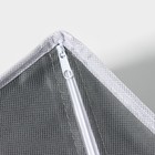 Органайзеры для хранения белья Доляна «Гранж», 4 шт., 33×32×10 см, 31×15.5×10 см, 29×14×10 см, серые - Фото 9