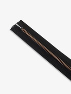 Молния металлическая, №5, неразъёмная, замок автомат, 18 см, чёрная - Фото 3