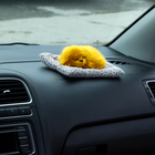 Игрушка в машину на панель, собака на подушке, рыжий окрас - Фото 4