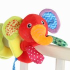 Растяжка - спираль на коляску/кроватку Крошка Я «Слоник яркий», с прорезывателем, от 3 мес. - Фото 9