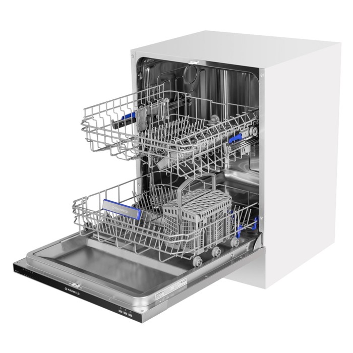 Посудомоечная машина Maunfeld MLP-12I, класс А++, 12 комплектов, 5 программ, белая