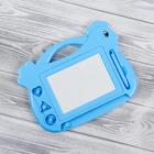 Доска магнитная «Курочка», 3 печати, чёрная крошка, цвета МИКС - Фото 4