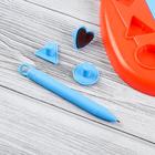 Доска магнитная «Курочка», 3 печати, чёрная крошка, цвета МИКС - Фото 6