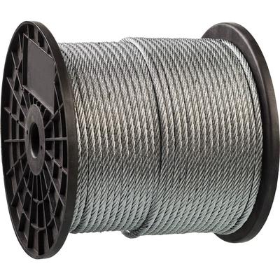 Трос стальной «ЗУБР», оцинкованный, DIN 3055, d=3 мм, L=200 м