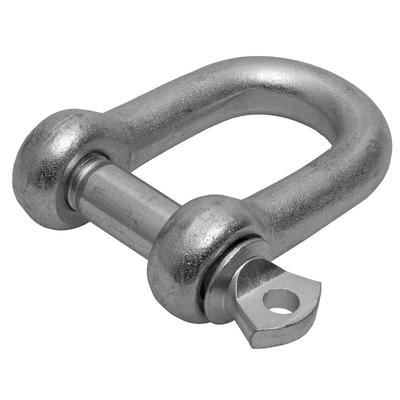 Скоба такелажная «ЗУБР», 8 мм, тип прямой, цинк, 25 шт.