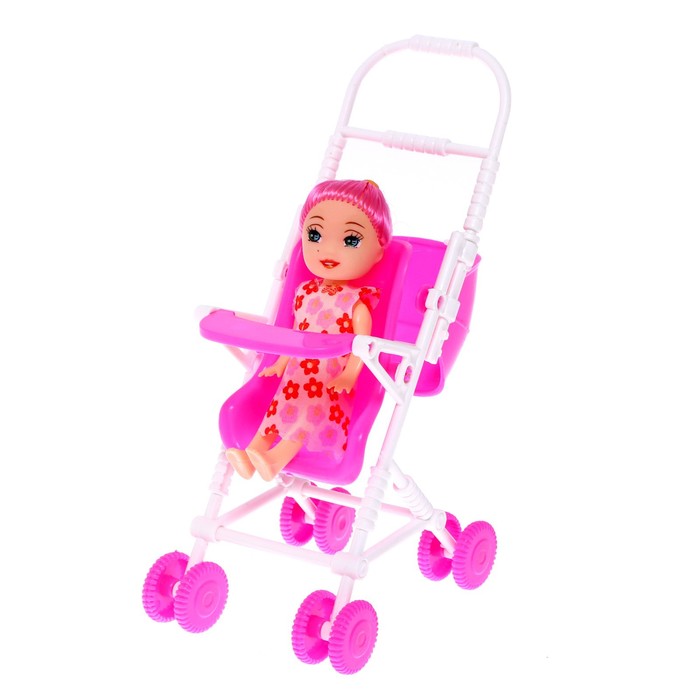 Кукла с коляской - фото 1908618029