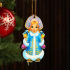 Ёлочная игрушка «Снегурочка», подвеска, 9.5×7 см - Фото 2