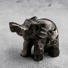 Сувенир "Слон"  черный оникс - фото 9412220