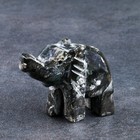 Сувенир "Слон"  черный оникс - фото 9412223