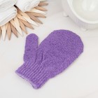 Мочалка - варежка для тела массажная Доляна, цвет МИКС - Фото 6