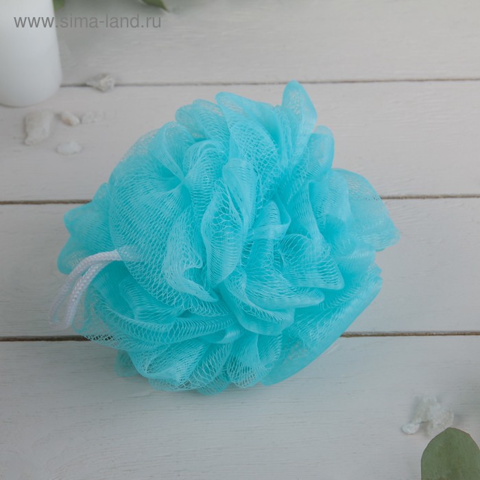 Мочалка для тела Доляна «Шар», 50 г, цвет МИКС - Фото 1